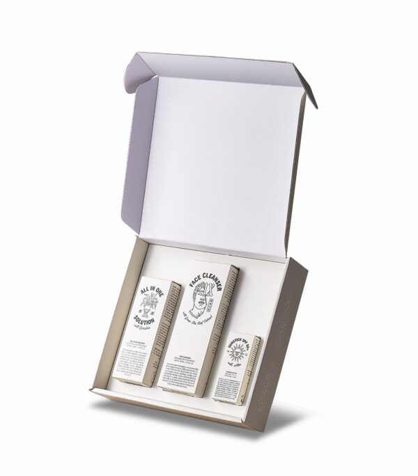 Devonine, Gift Set with 3-item, Cleanser, Face Cream, Cleanser, Dryness