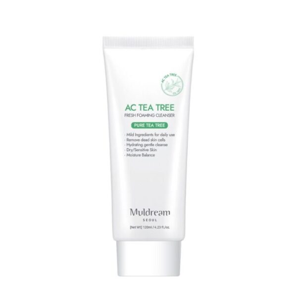 Muldream, AC Tea Tree Fresh Foaming Cleanser, Cleanser, Cleanser, Oily Skin