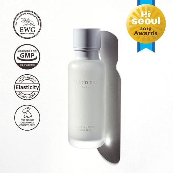 Muldream, All Green Mild Serum, Serum, Dryness, Sensitive Skin