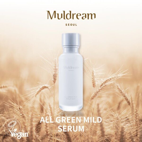 Muldream, All Green Mild Serum, Serum, Dryness, Sensitive Skin