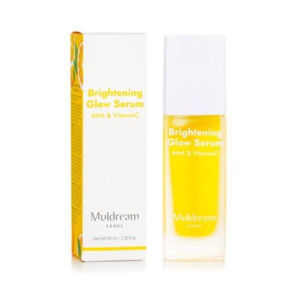 Muldream, Brightening Glow Serum (AHA, VITAMIN C), Serum, Dryness, Normal Skin