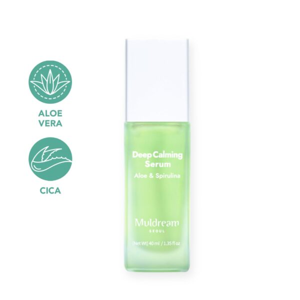 Muldream, Deep Calming Serum (ALOE, SPIRULINA), Serum, Acne, Oily Skin