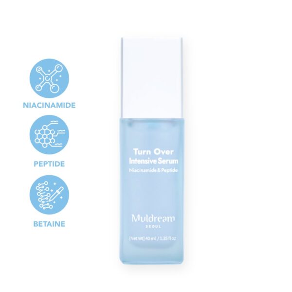 Muldream, Turn Over Intensive Serum (NIACINAMIDE, PEPTIDE), Dryness, Normal Skin