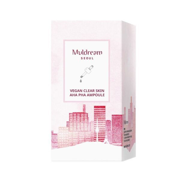 Muldream, Vegan Clear Skin AHA PHA Ampoule, Acne, Oily Skin
