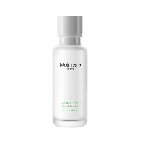 Muldream, Vegan Green Mild FRESH Serum Toner, Serum, Acne, Mist