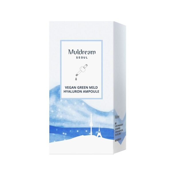Muldream, Vegan Green Mild HYALURON Ampoule, Ampoule, Ampoule, Dryness