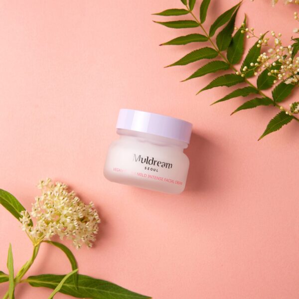 Muldream, Vegan Green Mild INTENSE Facial Cream, Face Cream, Dryness, Face Cream