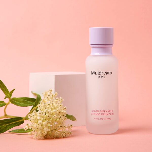 Muldream, Vegan Green Mild INTENSE Serum Toner, Serum, Dryness, Mist