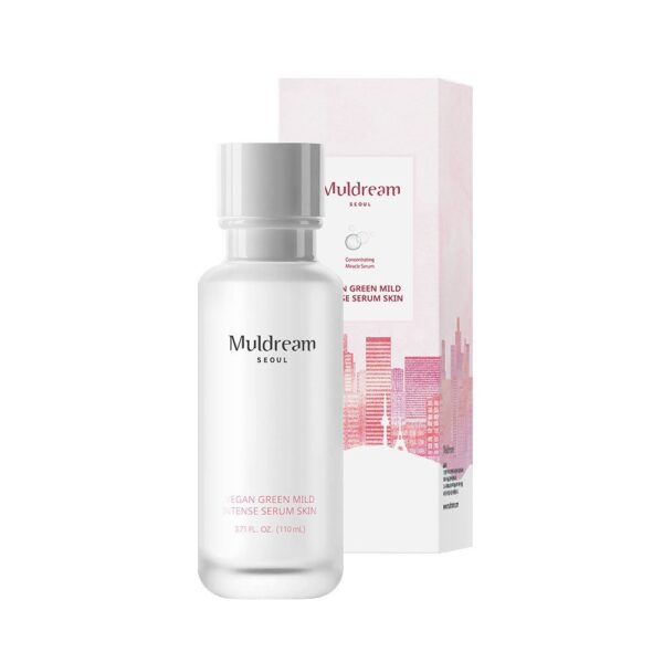 Muldream, Vegan Green Mild INTENSE Serum Toner, Serum, Dryness, Mist