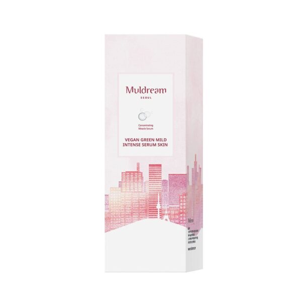 Muldream, Vegan Green Mild INTENSE Serum Toner, Serum, Dryness, Mist
