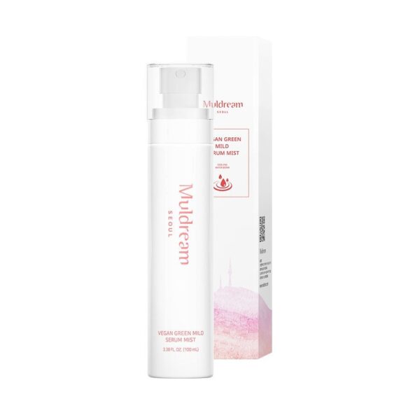 Muldream, Vegan Green Mild Serum Mist, Acne, Dryness