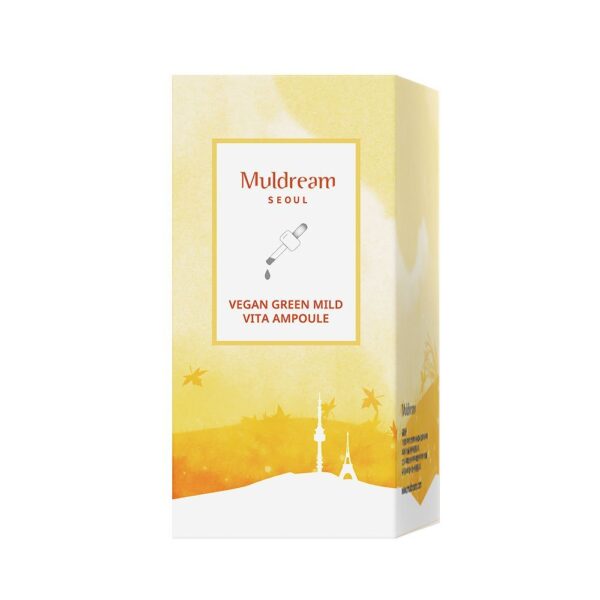 Muldream, Vegan Green Mild VITA Ampoule, Ampoule, Acne, Ampoule