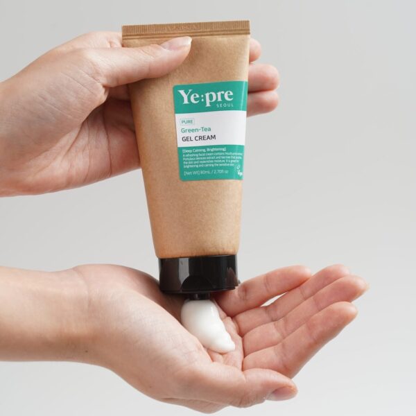 Ye:pre, Green-Tea Gel Cream, Face Cream, Dryness, Face Cream