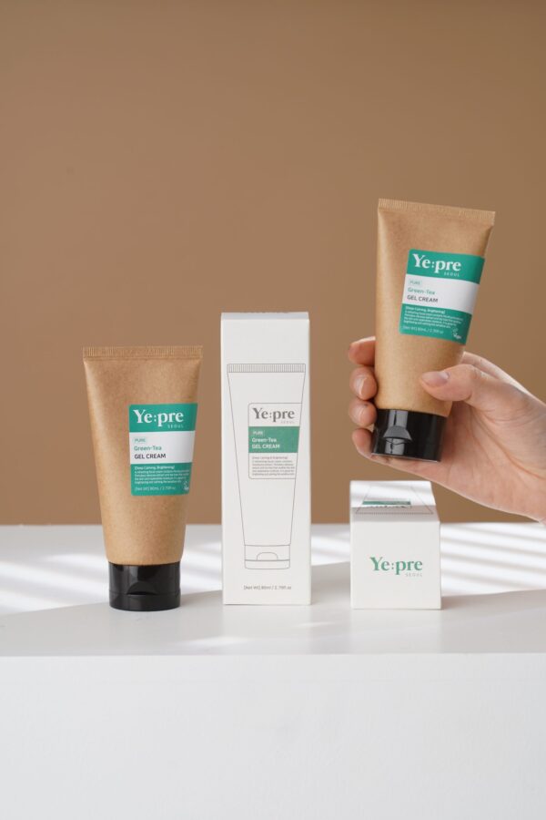 Ye:pre, Green-Tea Gel Cream, Face Cream, Dryness, Face Cream