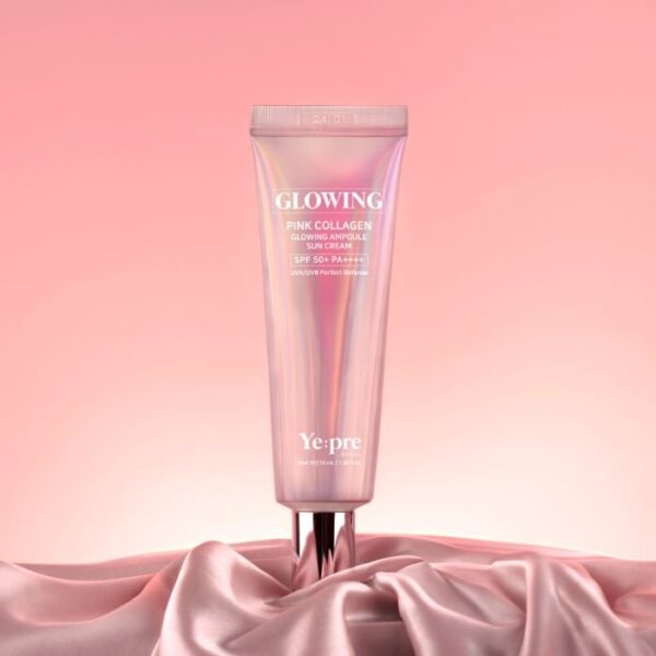 Ye:pre, Pink Collagen Ampoule Sun Cream SPF50+ PA++++, Dryness, Face Cream