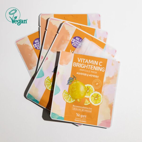 Ye:pre, Vitamin C Brightening Ampoule Mask, Face Mask, Dryness, Face Mask